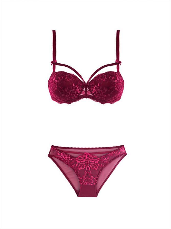 Ayyıldız 112 Bordo Push-Up Takım - 4