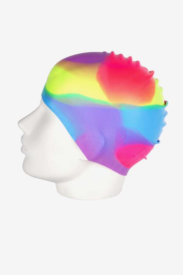 3049 Sarı Çocuk Lastik Havuz Bonesi - 1