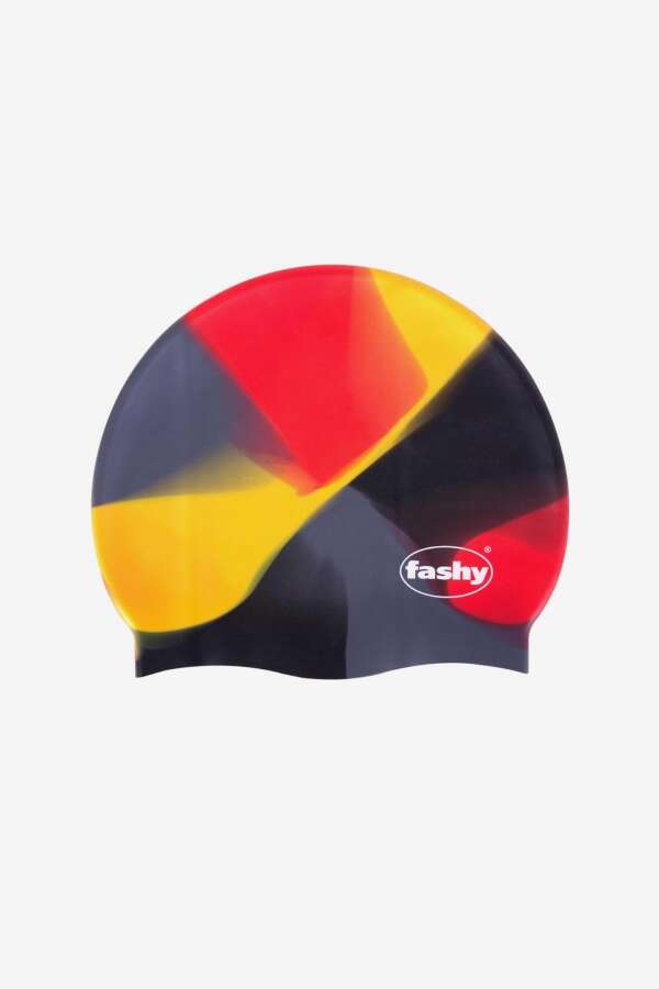 3049 Sarı Siyah Çocuk Lastik Havuz Bonesi - 2