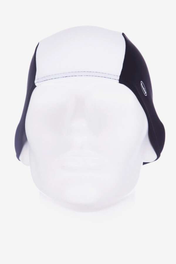 3252 Siyah Beyaz Erkek Bez Havuz Bonesi - 1