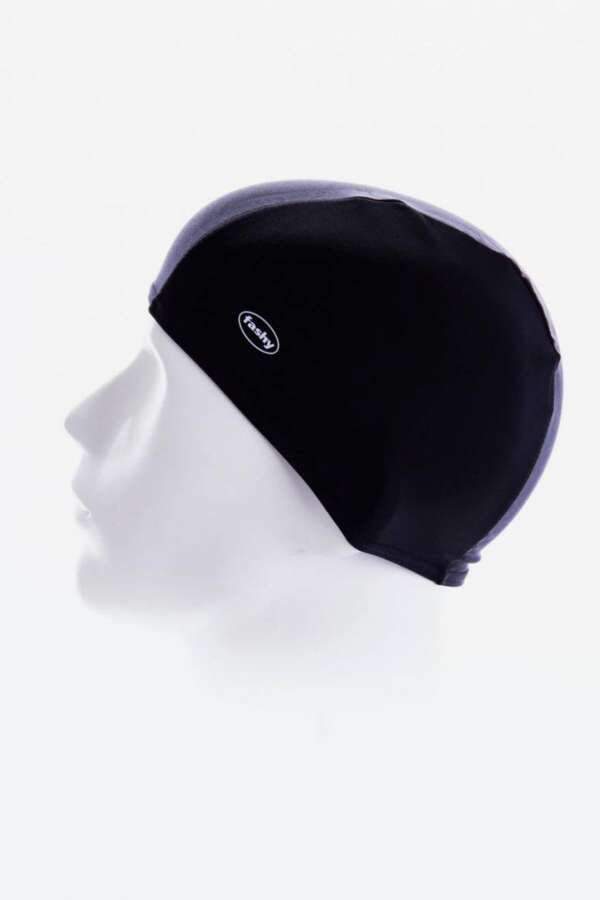 3252 Siyah Erkek Bez Havuz Bonesi - 2