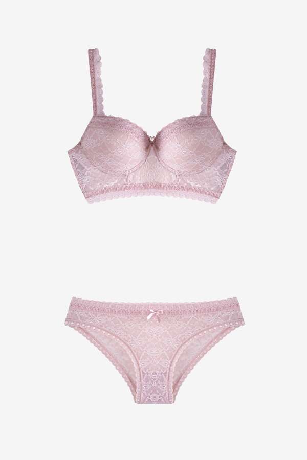 Ayyıldız 364 Pudra Push-Up Büstiyer Takım - 3