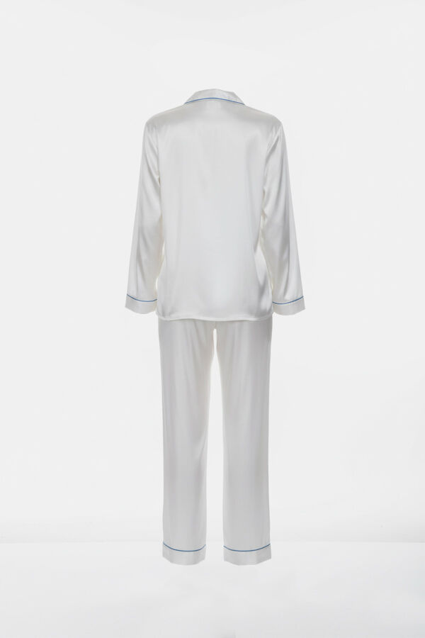 Ayyıldız 3926 Ekru Saten Pijama Takımı - 3