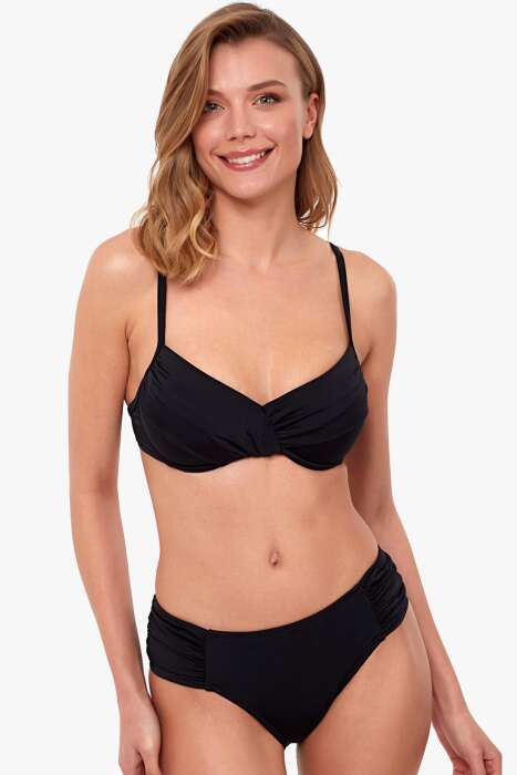 Ayyıldız 40705 Siyah Toparlayıcı Bikini Takımı - 1