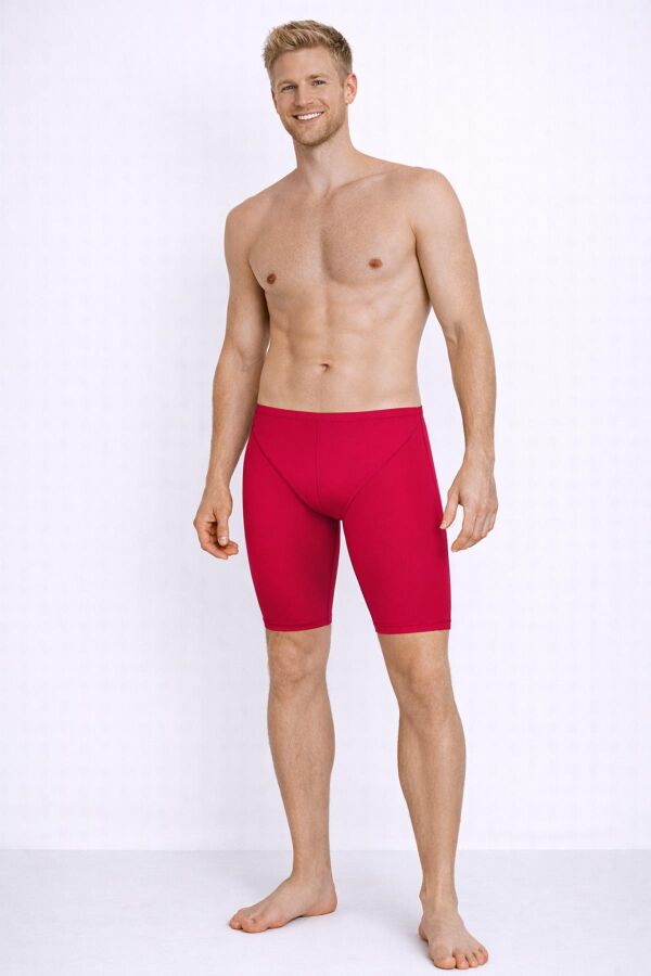 Ayyıldız 41833 Erkek Kırmızı Yüzücü Tayt - 1