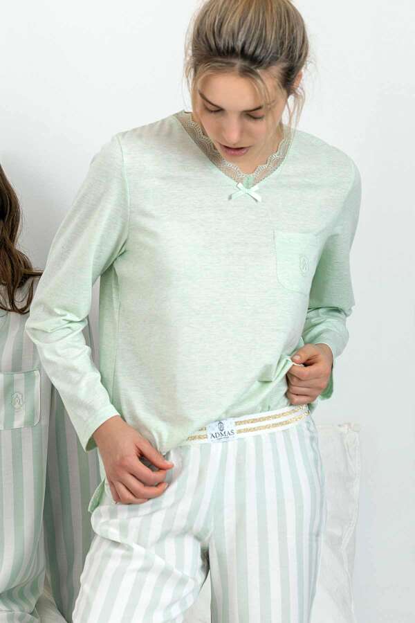 Ayyıldız 54107 Yeşil Pijama Takımı. 1 Ayyıldız 54107 Yeşil Pijama Takımı. 1