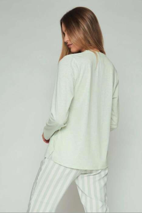 54107 Yeşil Pijama Takımı - 2