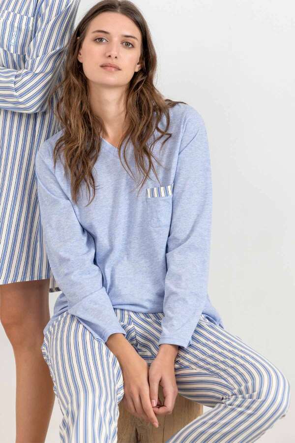 Ayyıldız 56176 Mavi Pijama Takımı. 1 Ayyıldız 56176 Mavi Pijama Takımı. 1