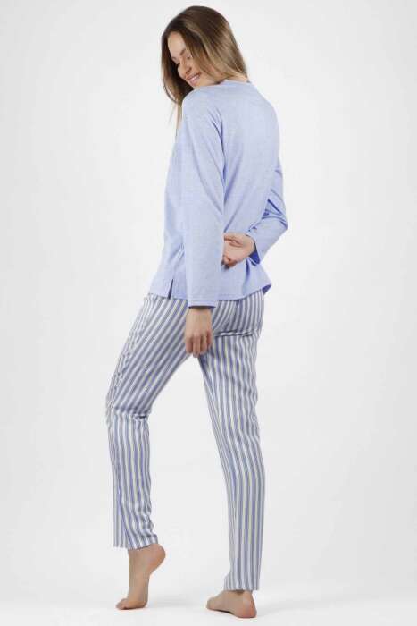 56176 Mavi Pijama Takımı - 2