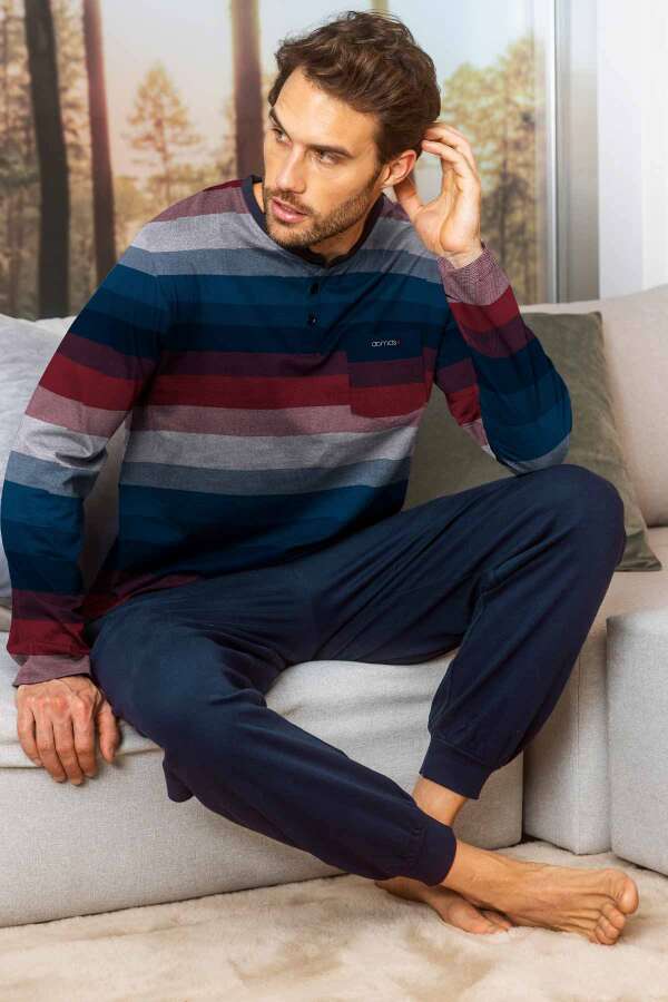 Ayyıldız 56598 Erkek Mavi Pijama Takımı. 1 Ayyıldız 56598 Erkek Mavi Pijama Takımı. 1