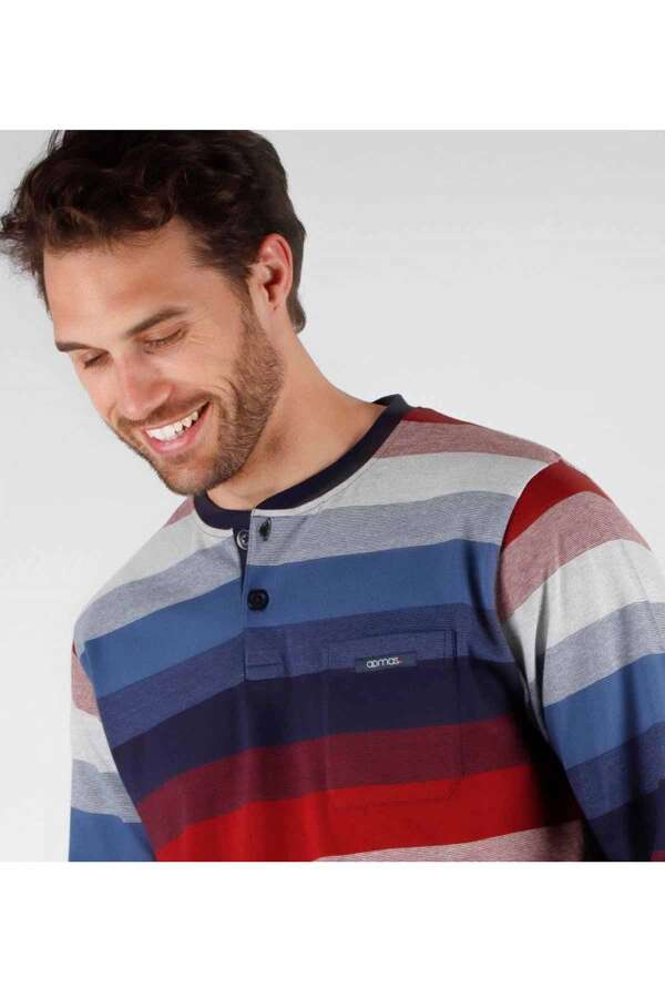 Ayyıldız 56598 Erkek Mavi Pijama Takımı. 4 Ayyıldız 56598 Erkek Mavi Pijama Takımı. 4