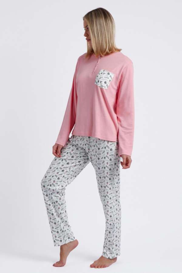 60220 Pembe Pijama Takımı - 2