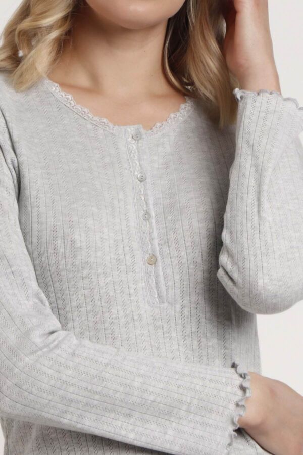 61304 Gri Gecelik - 2