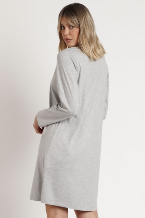 61308 Gri Gecelik - 4