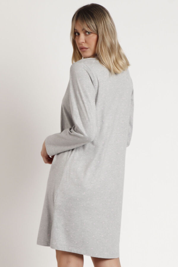 61308 Gri Gecelik - 4