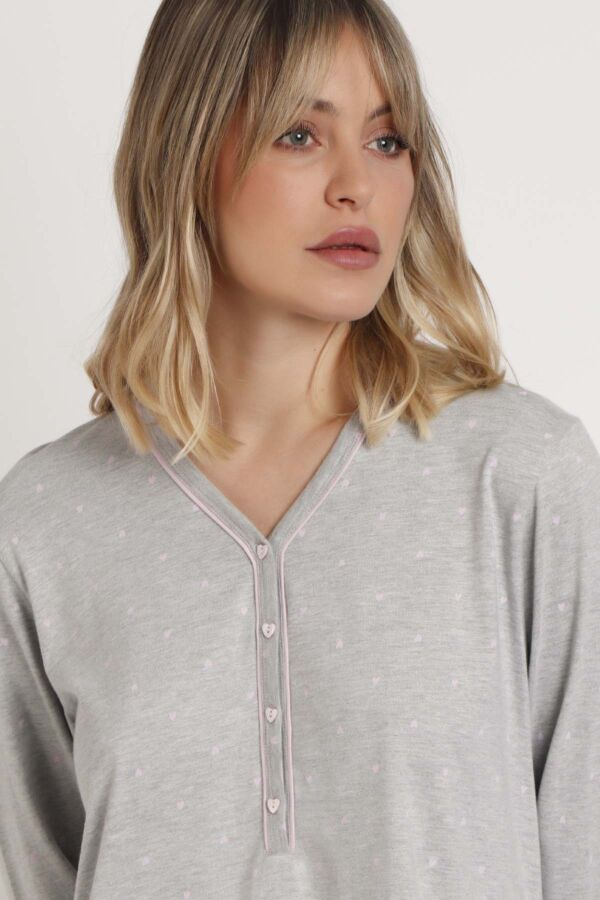 61308 Gri Gecelik - 2