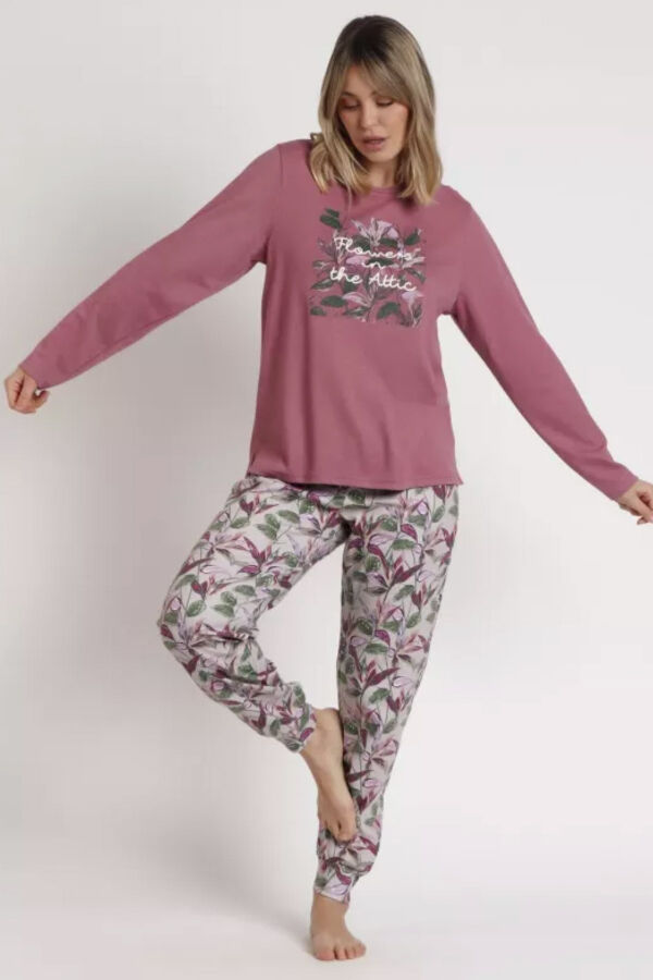 62621 Pembe Pijama Takımı - 1