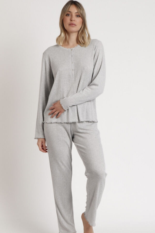 62624 Gri Pjama Takımı - 1