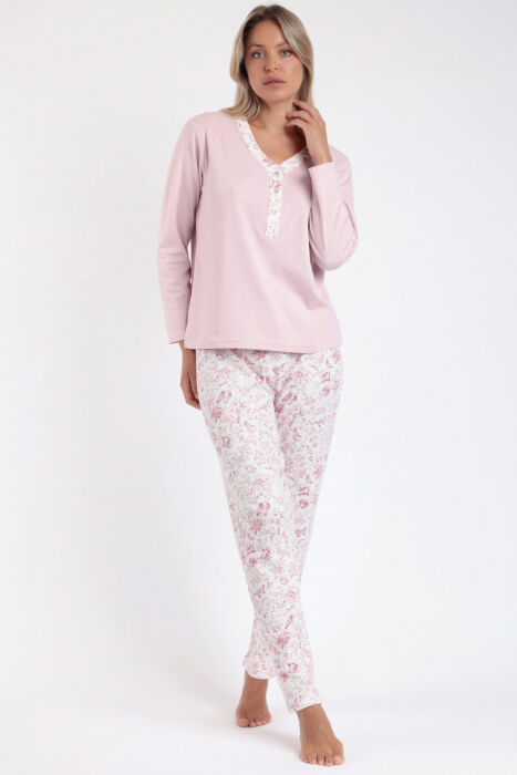 62633 Pembe Pijama Takımı - 1