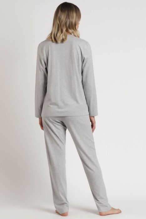 62645 Gri Pijama Takımı - 4