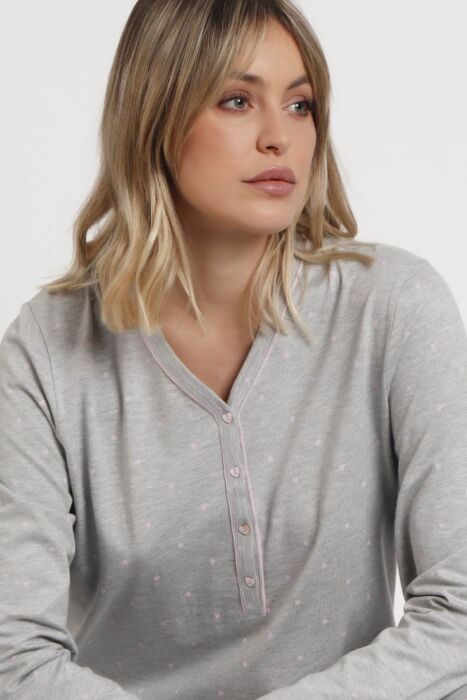 62645 Gri Pijama Takımı - 2