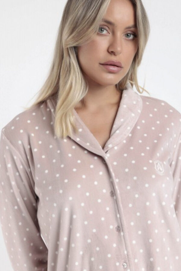 62650 Pudra Polar Pjama Takımı - 2