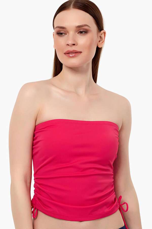 Ayyıldız 63515 Kırmızı Straplez Tankini Üstü - 3