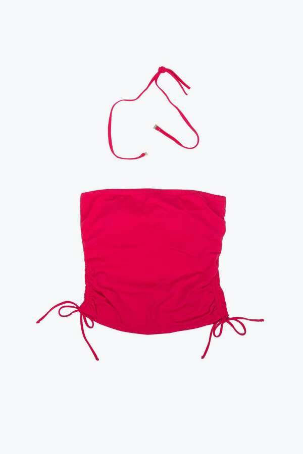 Ayyıldız 63515 Kırmızı Straplez Tankini Üstü - 4