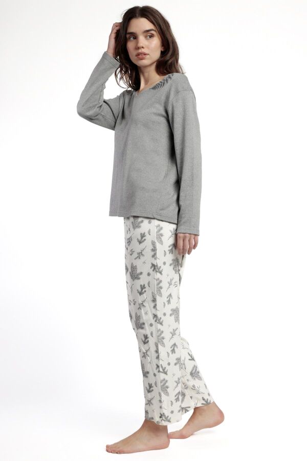 63591 Gri Pijama Takımı - 3