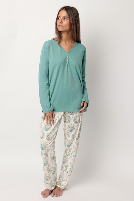 63595 Mavi Pijama Takımı - 2