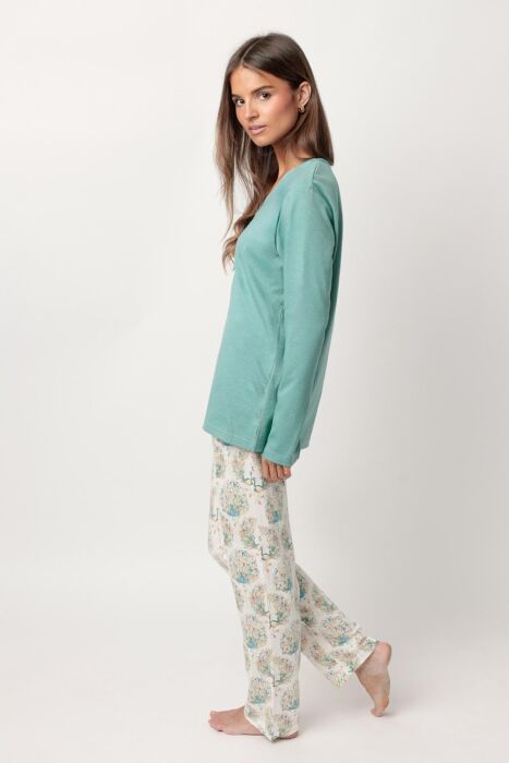 63595 Mavi Pijama Takımı - 3