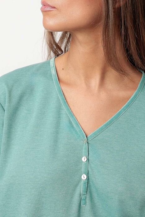 63595 Mavi Pijama Takımı - 4