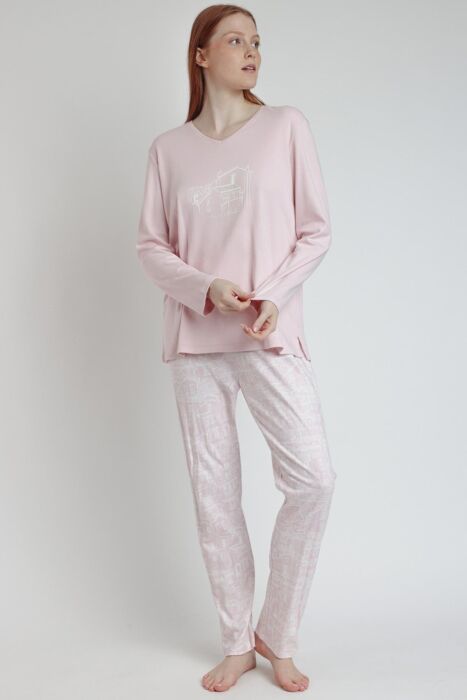 63602 Pembe Pijama Takımı - 1