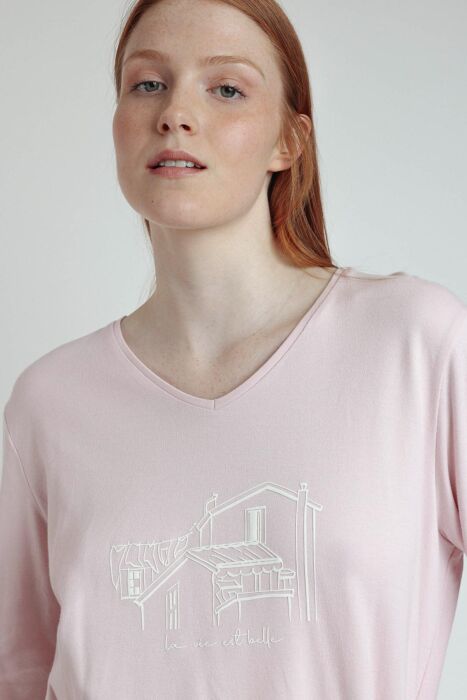 63602 Pembe Pijama Takımı - 3