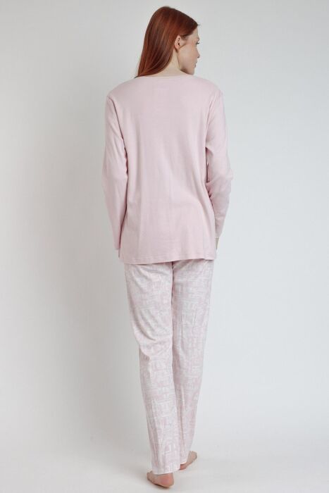63602 Pembe Pijama Takımı - 4