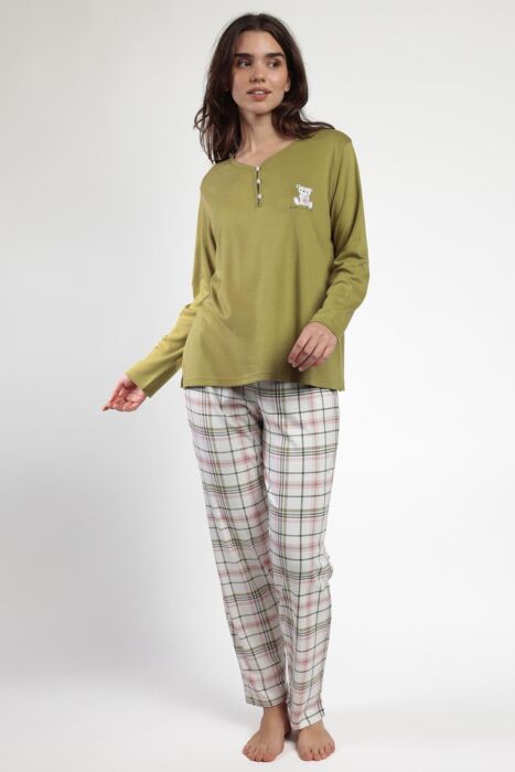 63605 Yeşil Pijama Takımı - 1