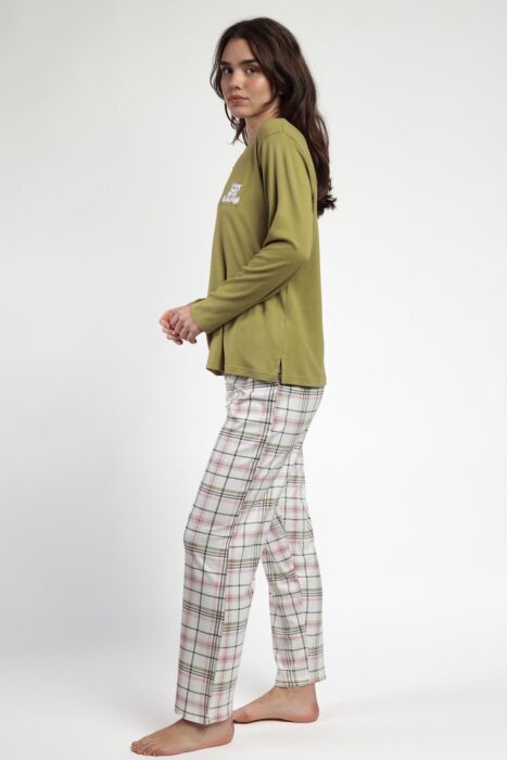 63605 Yeşil Pijama Takımı - 2