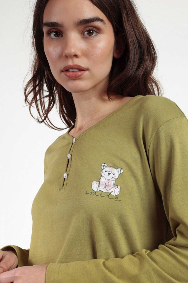 63605 Yeşil Pijama Takımı - 3