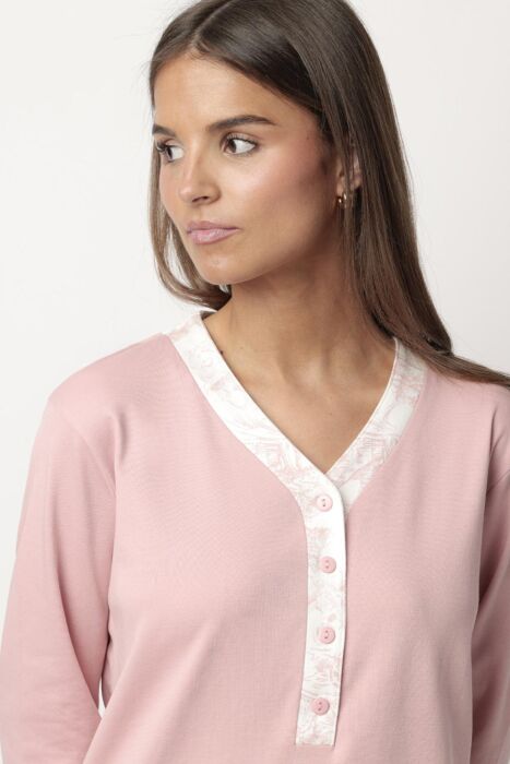 63609 Pembe Pijama Takımı - 3