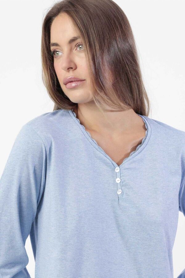 63610 Mavi Pijama Takımı - 3