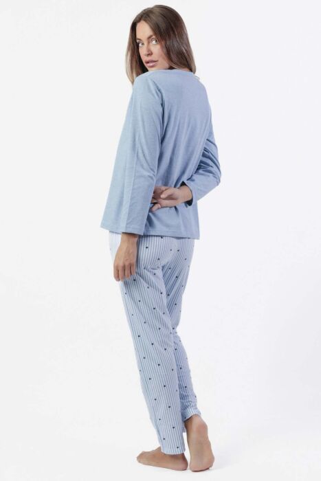 63610 Mavi Pijama Takımı - 4