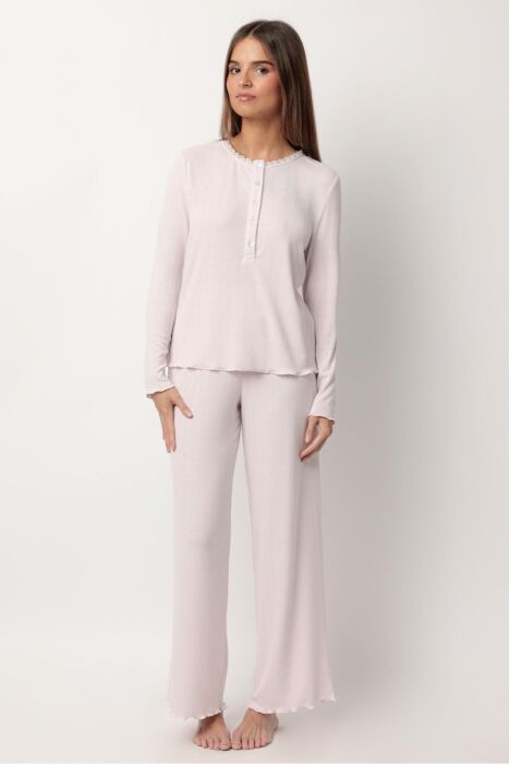 63616 Pembe Pijama Takımı - 1