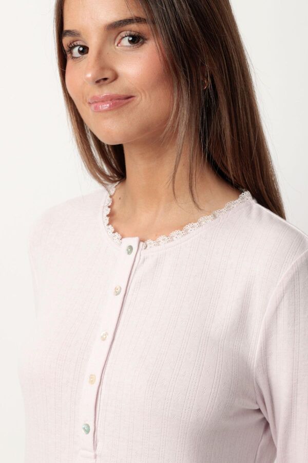 63616 Pembe Pijama Takımı - 3