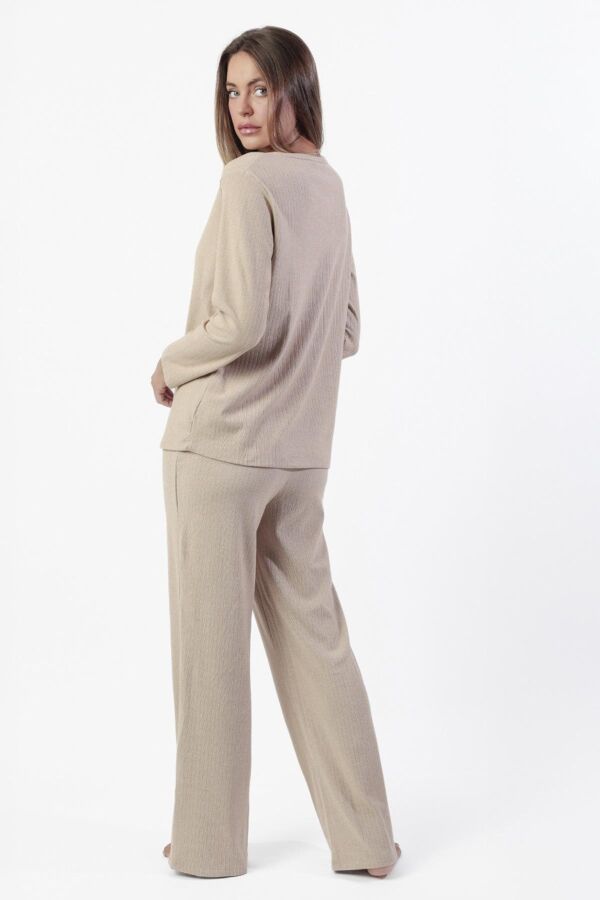 63656 Camel Pijama Takımı - 4