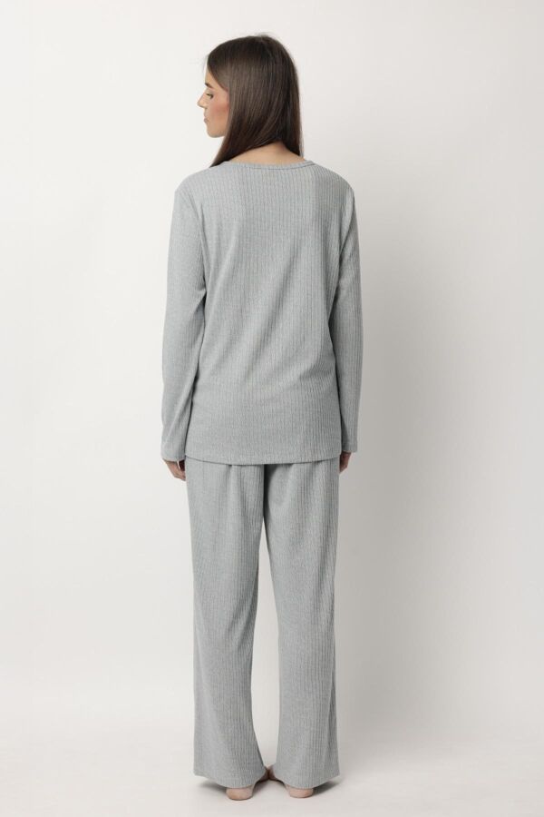 63656 Mavi Pijama Takımı - 4