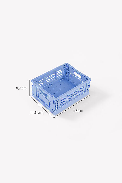 Aykasa 15117 Micro Box Baby Blue Katlanabilir Kasa 4'lü Paket - 4