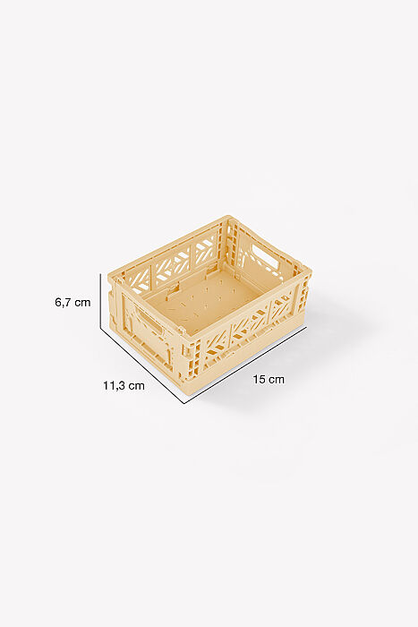 Aykasa 15117 Micro Box Banana Katlanabilir Kasa 4'lü Paket - 4