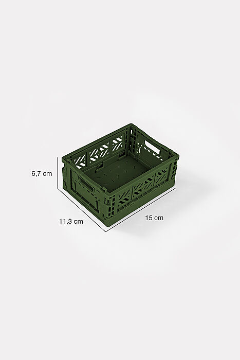Aykasa 15117 Micro Box Khaki Katlanabilir Kasa 4'lü Paket - 5