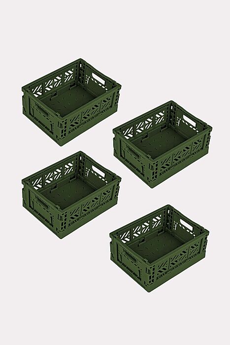 Aykasa 15117 Micro Box Khaki Katlanabilir Kasa 4'lü Paket - 2
