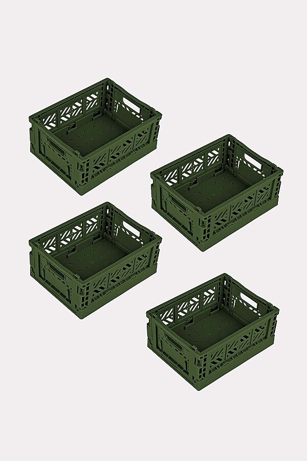 Aykasa 15117 Micro Box Khaki Katlanabilir Kasa 4'lü Paket - 2